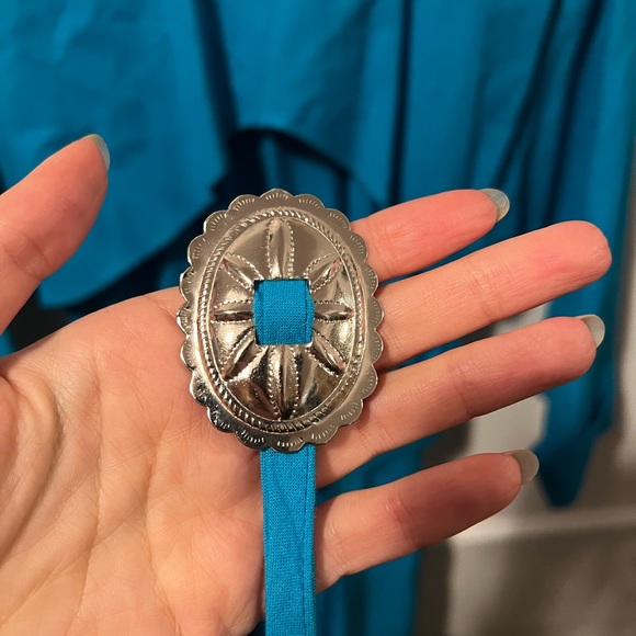 Vintage blue 3 piece western dress - Picture 4 of 7